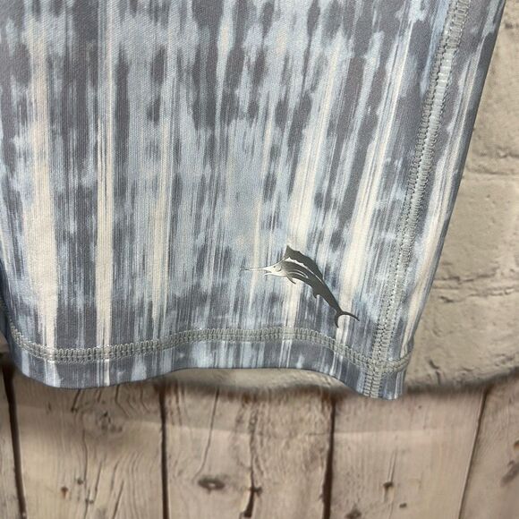 Tommy Bahama Polo Shirt Men's Large Tidepool Royale UPF 30 Islandzone - Picture 3 of 6